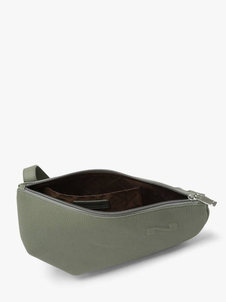 Cross Body Tas Large City Perle Leder Nathan baume Groen n city 1 ander zicht 4